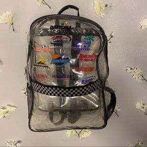 Clear NASCAR Backpack